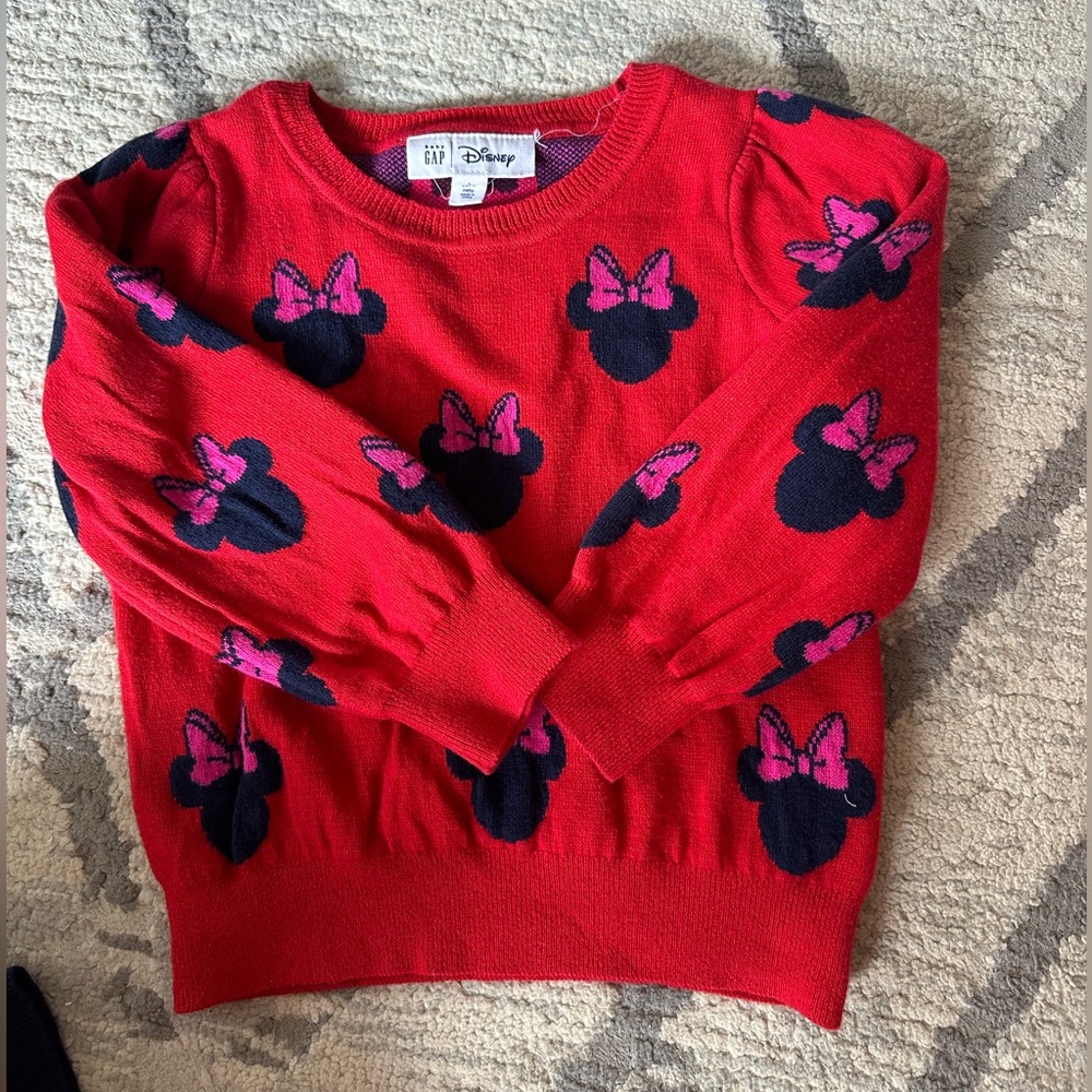 Gap x Disney sweater size 3T Minnie Mouse